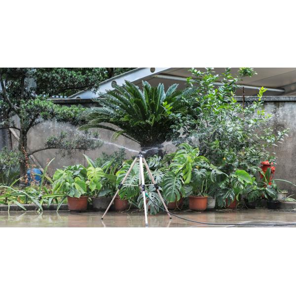 360 Degree Double Nozzle Rotation Plastic Sprinkler for Garden Agriculture Irrigation