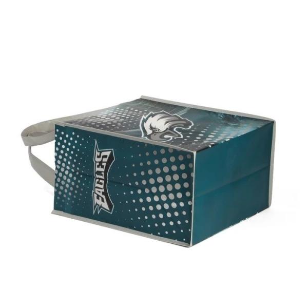 Durable Glossy Laminated PP Woven Shopping Tote Bag with Handle