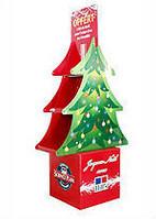 Pop paper cardboard exihibition stand display rack corrugated carton paper cardboard