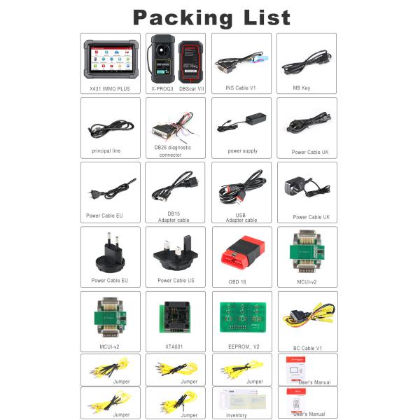 2024 Lançamento X431 IMMO Plus Key Programmer 3-em-1 IMMO Clone Diagnóstico Funções Versão Global