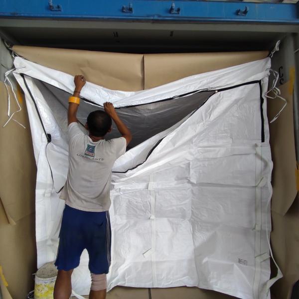 Moisture Proof Woven Polypropylene Container Liner Bag Grain Storage Food Grade Bulk Container Liner