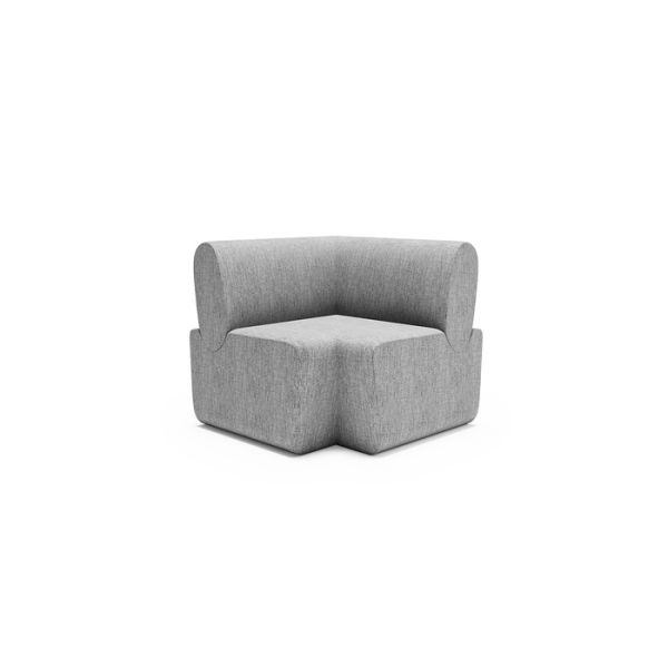 Fabric 90 ° Corner Modern Commercial Sofa Modern Modular Couch For Office Cafe