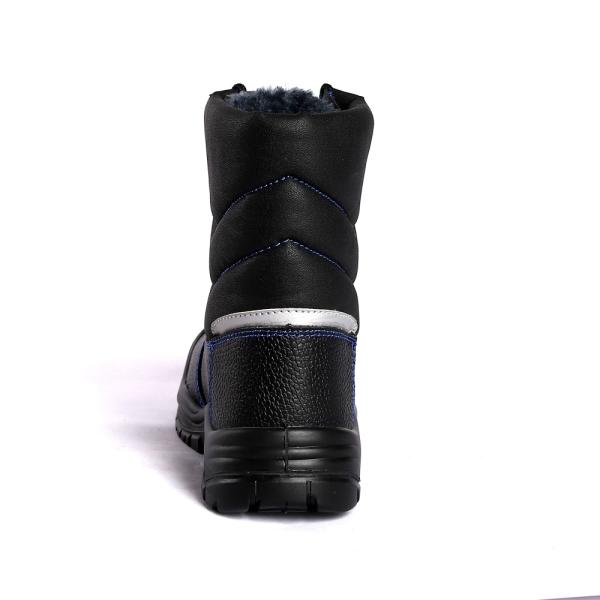 EU 36-47 Botas de trabajo de corte PU Tejido de Oxford Artesanía de moda Calzado de seguridad