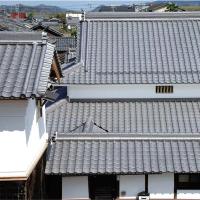 Traditional Aesthetic With Clay Materials Overlapping Japanese Style Roof Tiles For Buildings Roofing