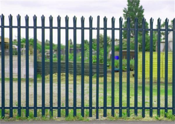 Anti-intruder rust proof durable iron w pale perimeter fence garden building metal fencing euro palisade fence panel