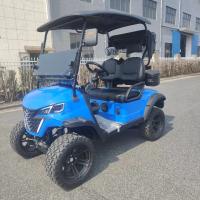 Steel Frame Electric 2 Seater Golf Cart 60V Self Compensating Rack Pinion Steering