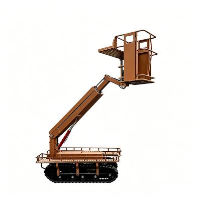Robust Telandor Tracked Scissor Boom Lift Platform 60 foot 500kg