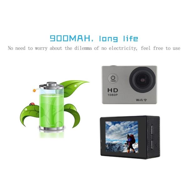 400mah Action Pro 1080p Sports Camera Helmet 3.7v DV Body 120 Degree H62