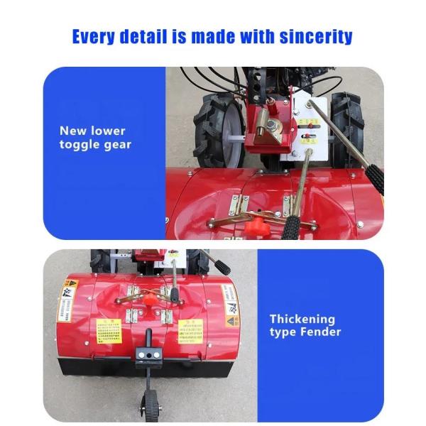 Gasoline Agricultural Farm Machinery 4.0 Kw Farm Tractor Tiller