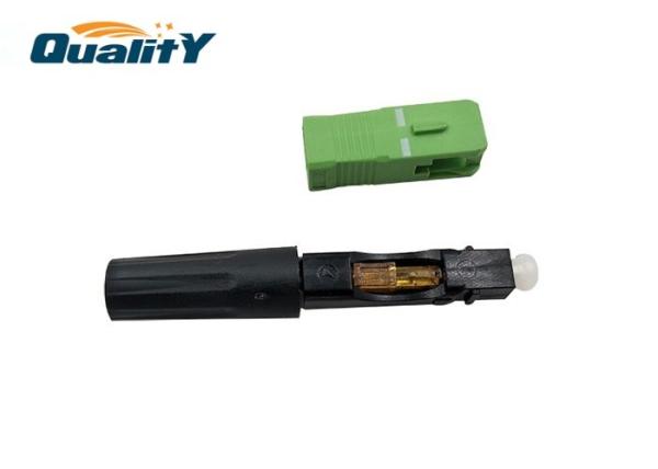 Direct Plug Type SC APC Fiber  Connector  Single Mode For Wide Area Networks / Sc Apc Fast Connector