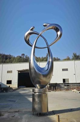 4m Height Customized Metal Statue Modern Abstract Sculpture Outdoor For Decoration