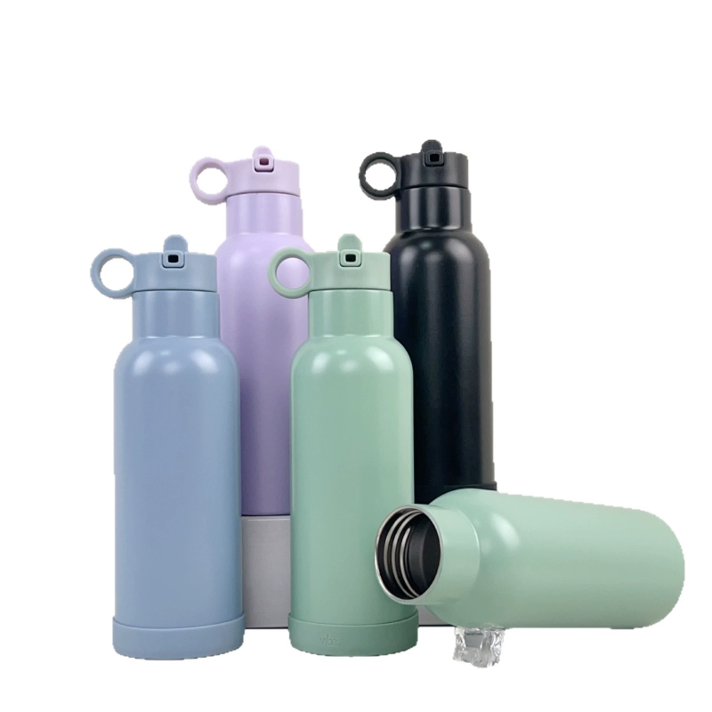 Cross-border Stainless Steel Insulated Cup Double-layer Vacuum American Small-mouthed Flask Portable Outdoor Sports Water Cup