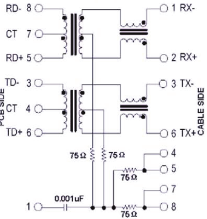 Разъемы Rj45 Lan ARJ11D-MASB-B-A-FMU2 с Magnetics водить локальных сетей деятельности