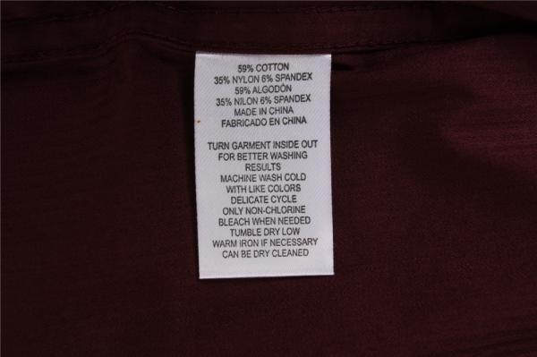 Solid Color Business Men'S Casual Stretch Shirts 59% Cotton 35% Nylon