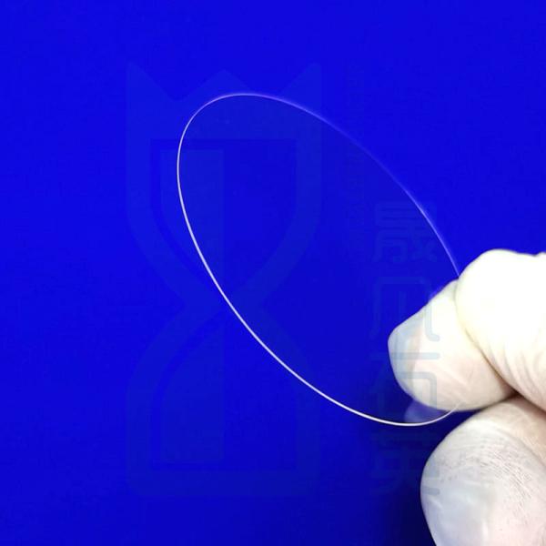JGS2 High Purity UV Transparent Quartz Window Double Side Polished Round Fused Silica Wafer for Lab Photochemical Reactor