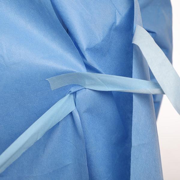 S M L мантия XL XXL стерильная хирургическая усилил шею длинного рукава круглую