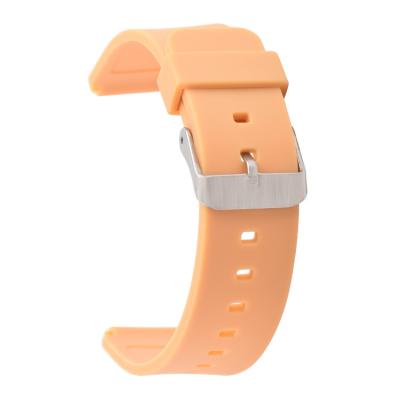 2 partes de faixa de relógio ajustável 16mm do silicone duro 100 impermeáveis