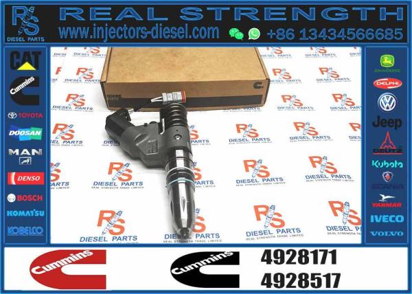Cummins Inyector de combustible original 4928171 en stock para camiones Kit de reparación de camiones Cummins M11 ISM11 motor diésel Reparación Inyector de montaje