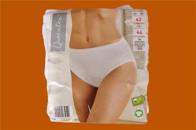 White Pure Cotton Ladies Briefs Breathable Womens Seamless Briefs