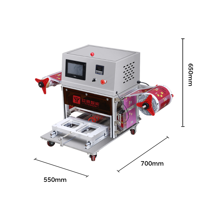 машина запечатывания подноса еды столешницы 1200W пластиковая Semi автоматическая