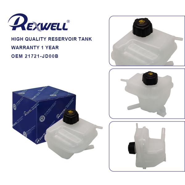 21721-JD00B Car Radiator Coolant Overflow Reservoir Expansion Tank for Nissan Qashqai J10 2007-2014
