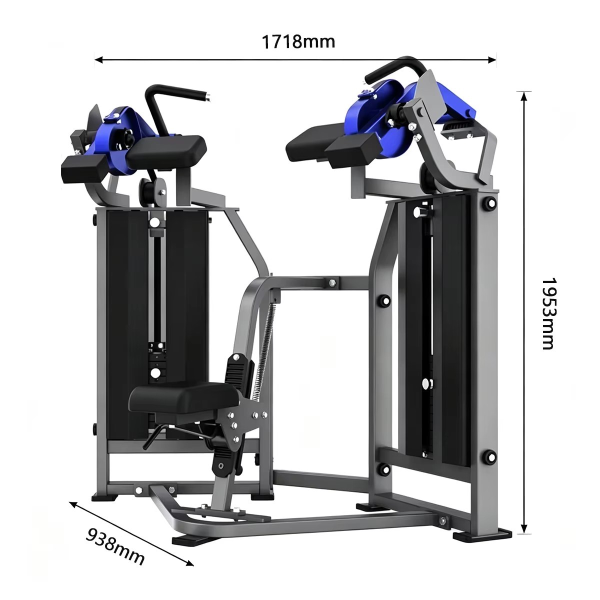 MTS11 Biceps Machine Commecial Pin Loaded Gym Fitness Equipment for Biceps Curl Workout