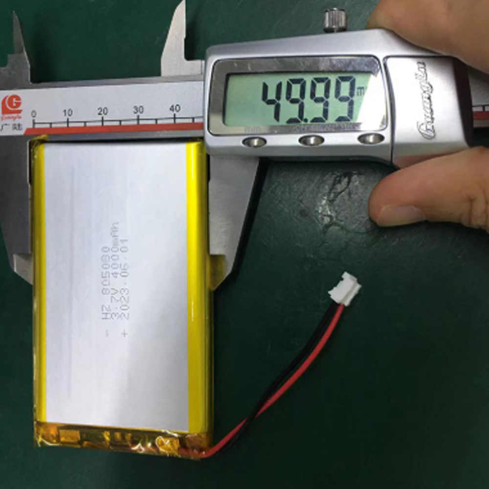 3.7V 4000mAh Pouch Lithium Polymer Battery 805080 For Consumer Smart Device Custom Order