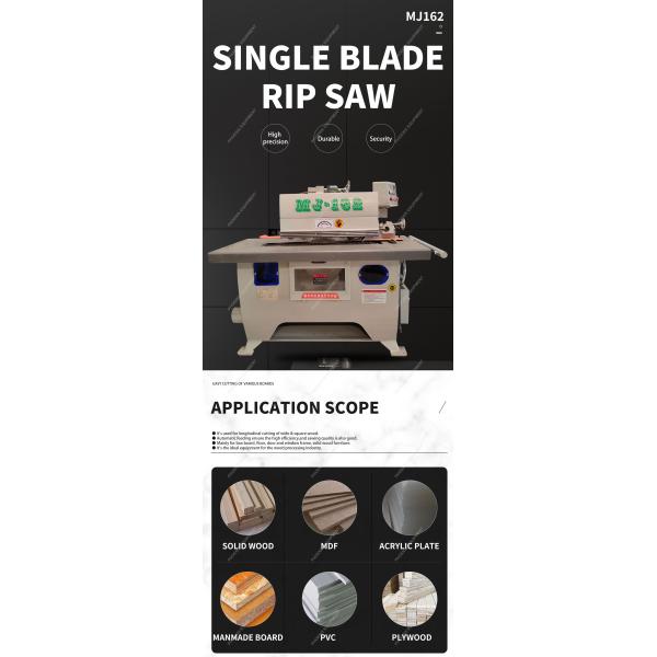 Straight Line Rip Saw for Wood Cutting in Automatic Longitudinal Circular Saw Machine