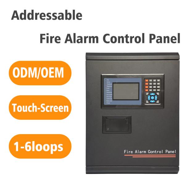 Customizable Addressable Fire Alarm System With Touch Panel Display And LCD Screen For High-Rise Buildings