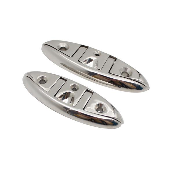 5Inch High Polished Marine Boat Cleats SS316 Marine Boat Hardware