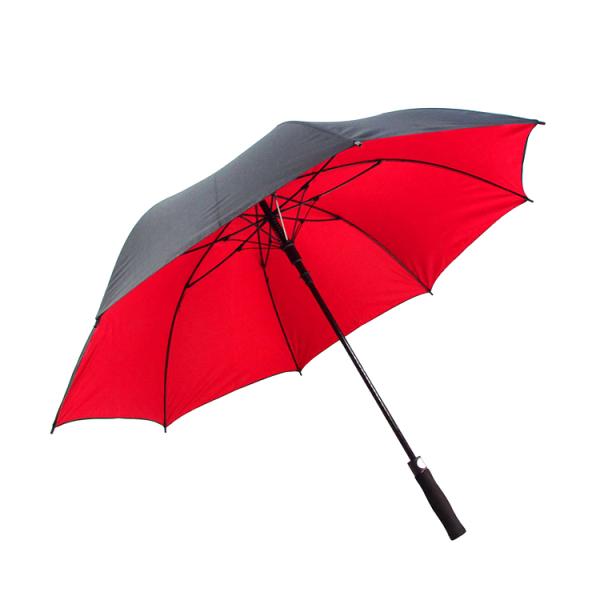 Personalized Customized Golf Umbrella Windproof Auto Open Extra Long Paraguas 190T Ponegee Fabric