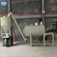 Linha de produção seca simples da planta da mistura do almofariz com certificado 380V 6000*3000*3200mm do CE