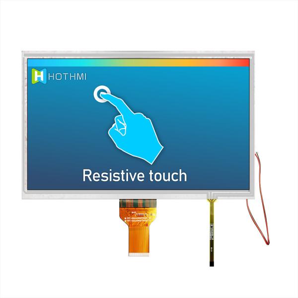 10.1 Inch Resistive TFT LCD Display With 1024x600 resistive touch