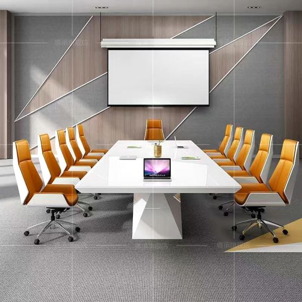 Modern Computer PU Leather Chair High Back Swivel Office Chair