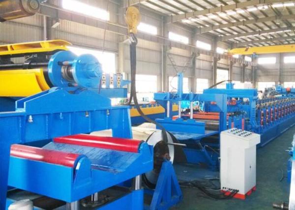 Wall Sheet Steel Silo Roll Forming Machine / Silo Side Panel Roll Forming Equipment