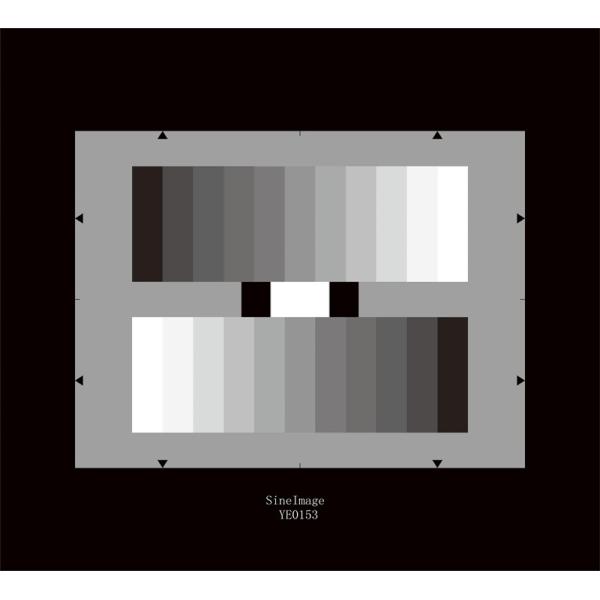 Gray Scale Resolution Test Chart 11 Patches High Accuracy Silk / Sineimage YE0153