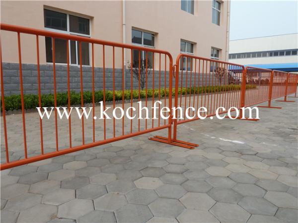 Heavy Duty Crowd Control Barricades Metal Material Convenient Installation