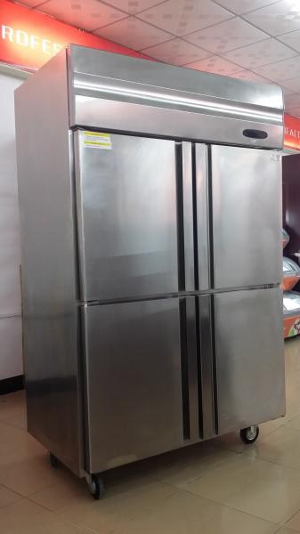 Congelador ereto comercial do restaurante da cozinha com dois/quatro/seis portas
