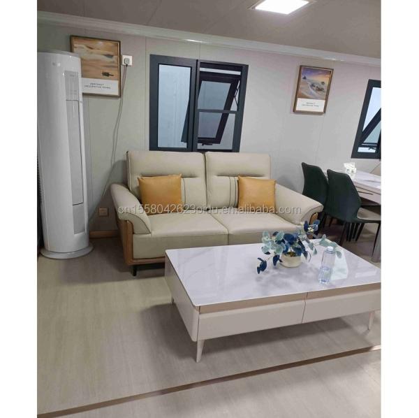 Fully-equipped 20FT Foldable Prefabricated Container House with 2 Bedrooms Aluminum Alloy Windows