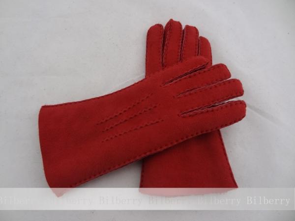 real sheepskin gloves handmade nice leather popular lady gloves