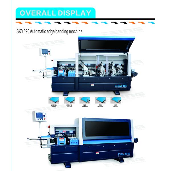 Video Technical Support Automatic Edge Banding Machine for MDF Woodworking SKY390