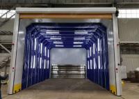 Contrôle par écran tactile PLC CoatTech Cabine de pulvérisation rétractable pour la peinture de grandes pièces