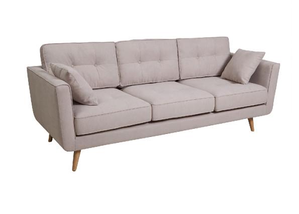 Fashion Linen Reclining Sofa / Tan Linen Sofa Modular Living Room Furniture
