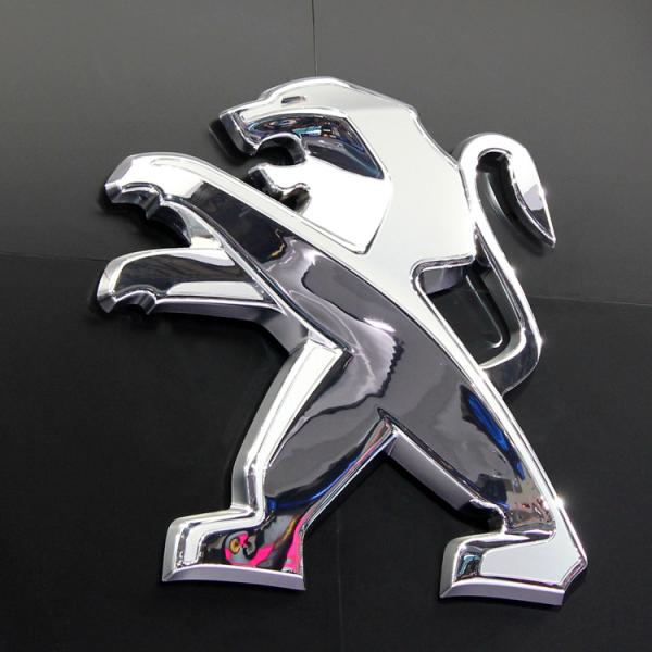 Peugeot Car Logo Sign Maker Plastic Chrome Dealership Advertising Diy Chinese Car signage