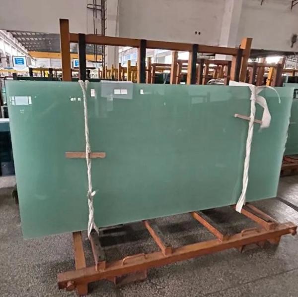 Custom Cut 8mm 10mm Frosted Opaque Translucent Tempered Glass
