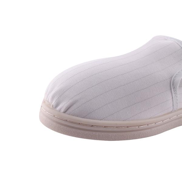 Zapatos unisex ESD para sala blanca, suela de PVC, tallas europeas 34-50, color blanco