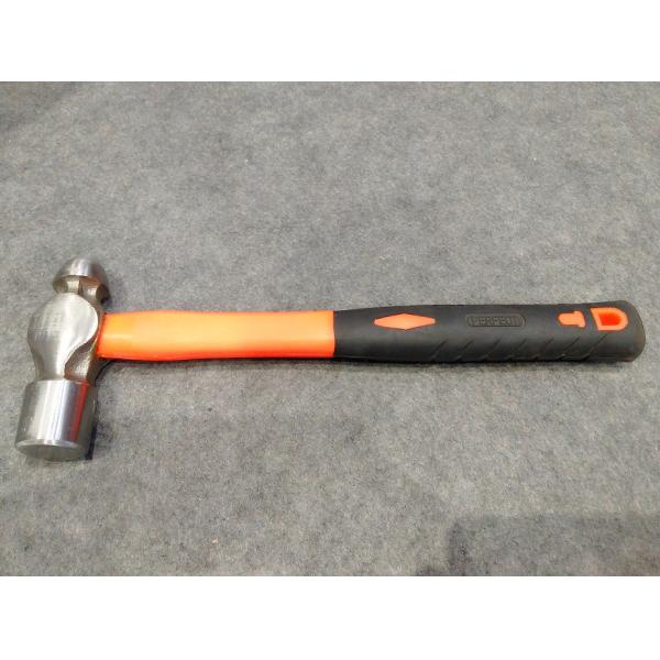 Ball pein hammer(XL0051-2) with polishing surface, colors rubber handle, durable quality and good price