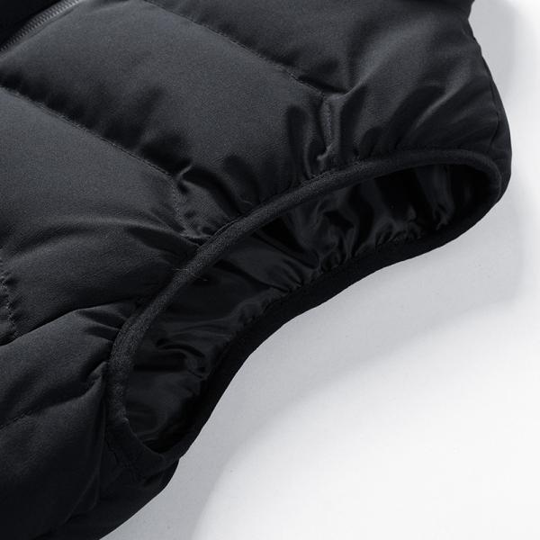 Vestido caliente masculino de alta calidad de exterior utilidad poliéster con alfombras sin mangas con cremallera para arriba chaleco de algodón grueso para hombres
