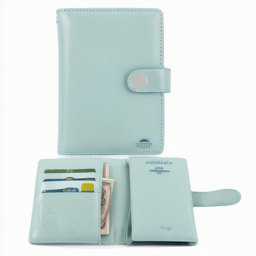 Wholesale Custom Slim Leather Card Holder Zip-around Wallet Card Holder Wallets