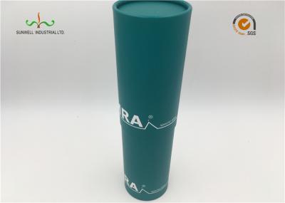 Emballage fait sur commande de tube de métier de papier de carton avec le timbre chaud argenté